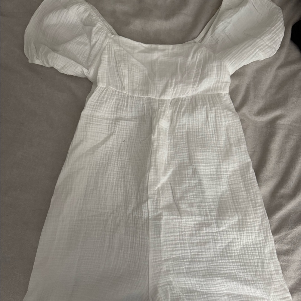Pacsun LA hearts white romper